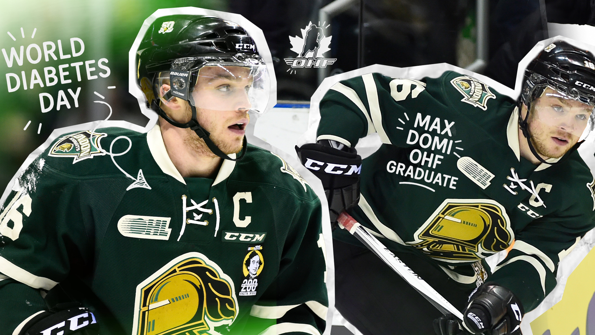 World Diabetes Day: How OHF Graduate Max Domi Manages Type 1 Diabetes in Hockey