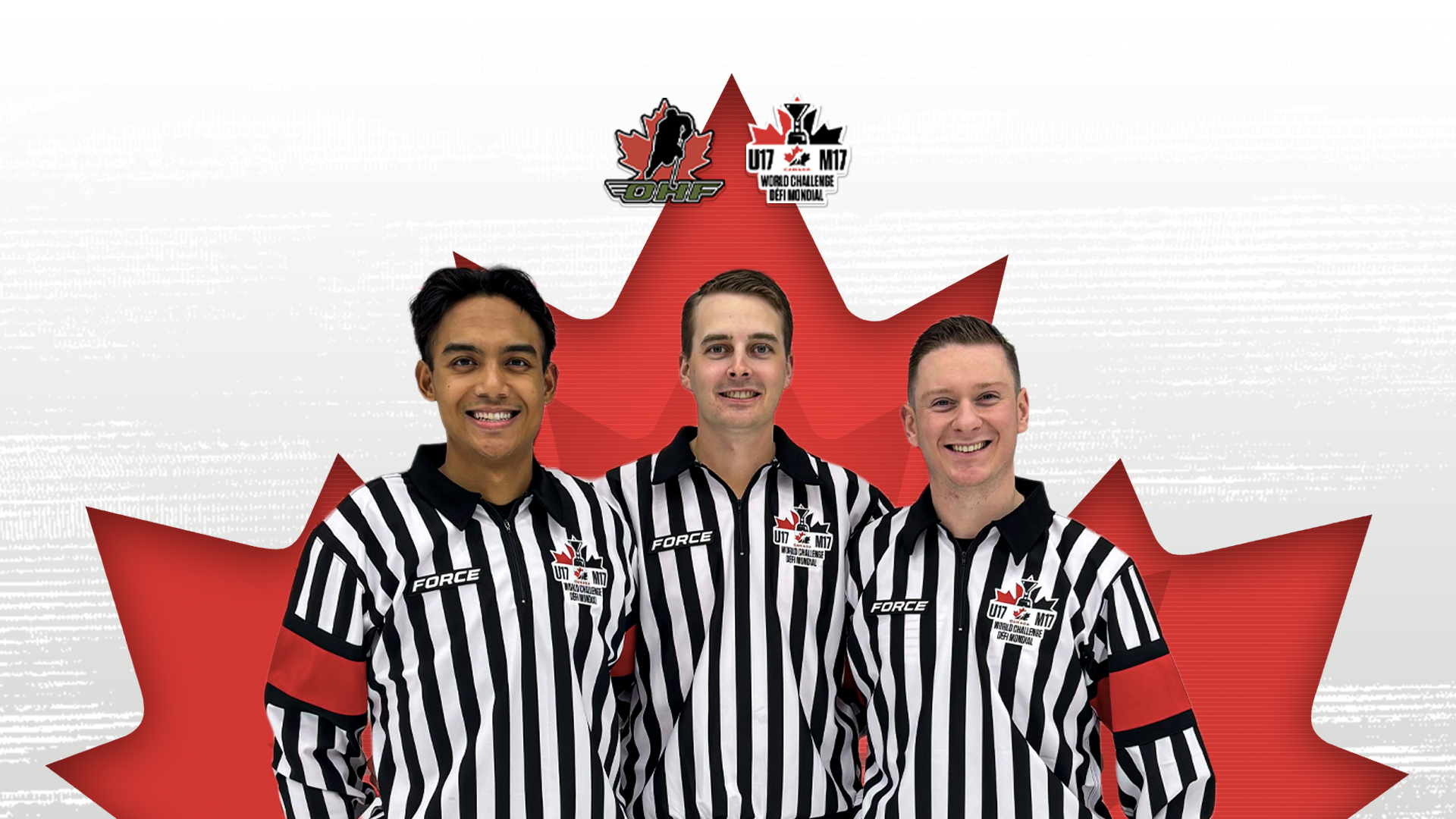 Three OHF Officials Selected to Represent Ontario at the World U17 Hockey Challenge
